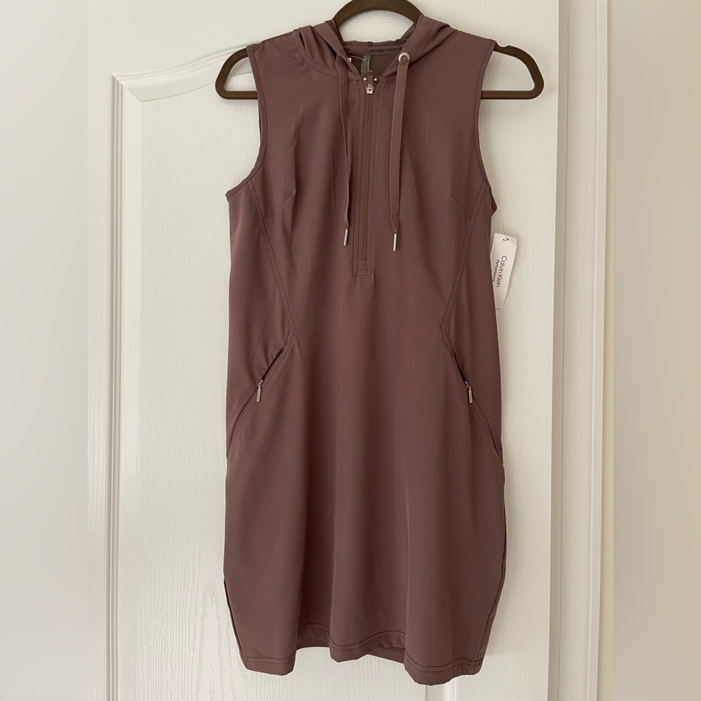NWT Calvin Klein Performance Hooded Active Dress Size XS